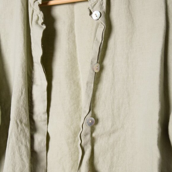 bryn Walker Button-Up, 100% Linen - Picture 3 of 5